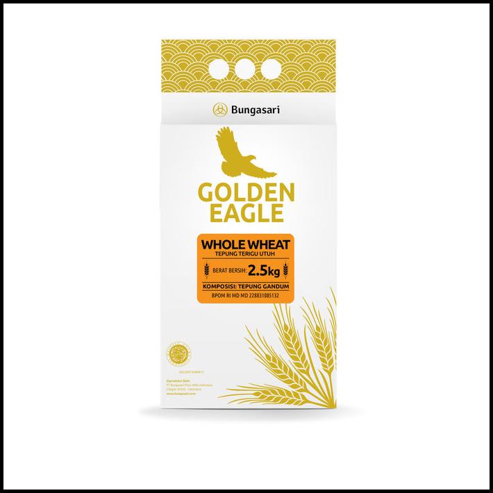 

Bungasari Golden Eagle Whole Wheat Tepung Terigu Utuh 2,5 Kg