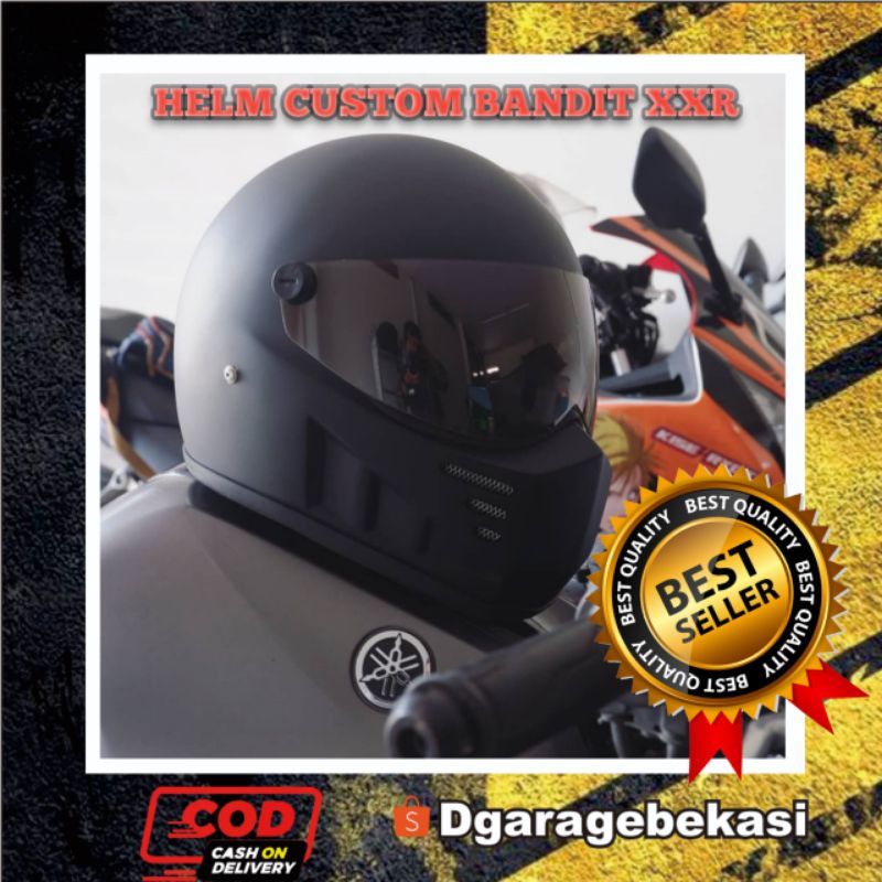 Jual HELM CUSTOM BANDIT XXR cc Helmet classic Vintage Retro cakil