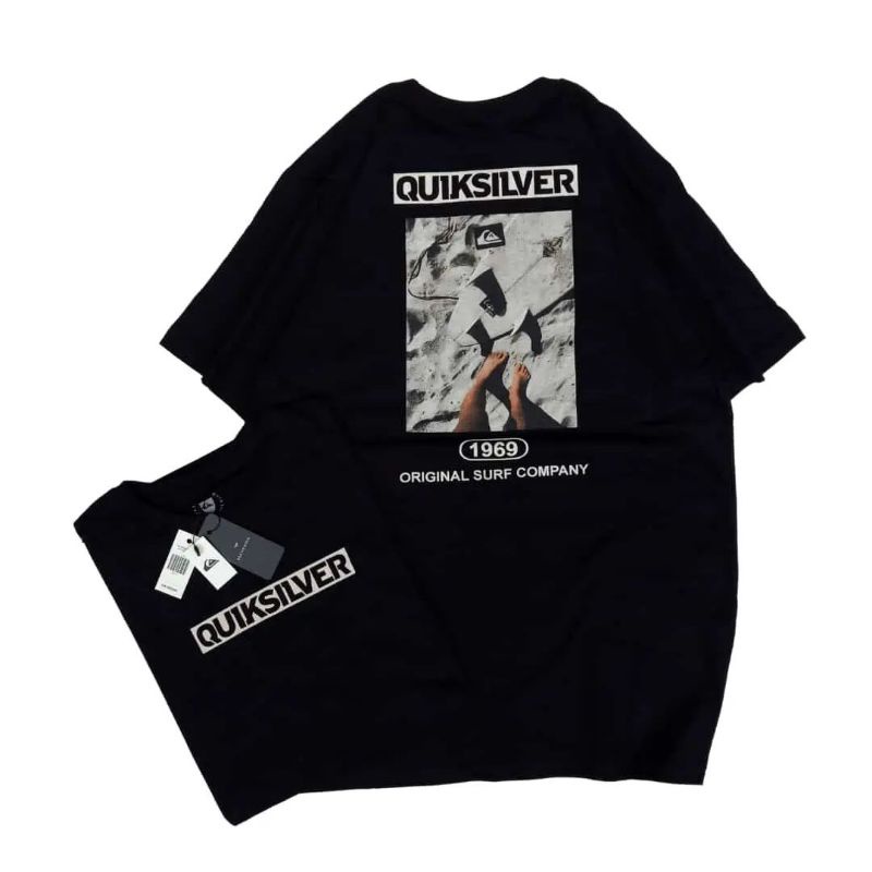 Kaos Surfing QUIKSILVER - Creepycloth | Super Premium | Cotton Combed 30s Reaktif | Kaos Unisex | Ba
