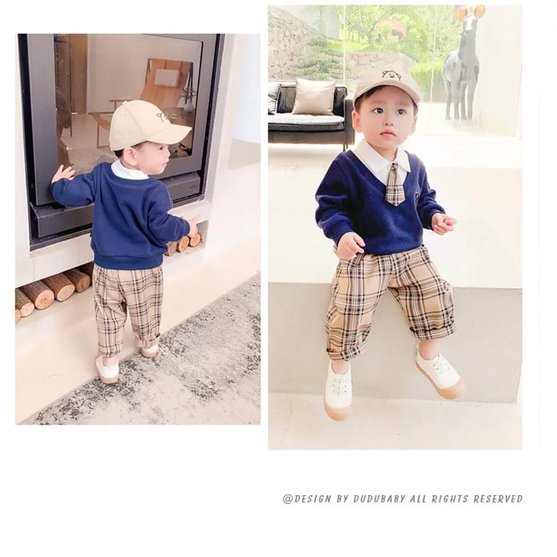 BROWNIEGROUND- Setelan baju baby MOTIF TUXdasi baju baby impor korea/ Setelan anak laki laki 0-5 Tahun baju baby impor premium lucu