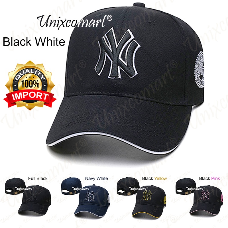 Topi Baseball NY MATTHEW Hat Cap New York Casual Sports Fashion Pria Wanita