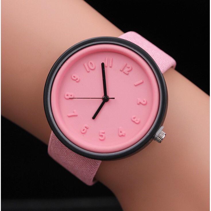 Grosir - J541 Jam Tangan Polos Warna / Jam Tangan Fashion Wanita / Jam Tangan Analog / Woman Watch