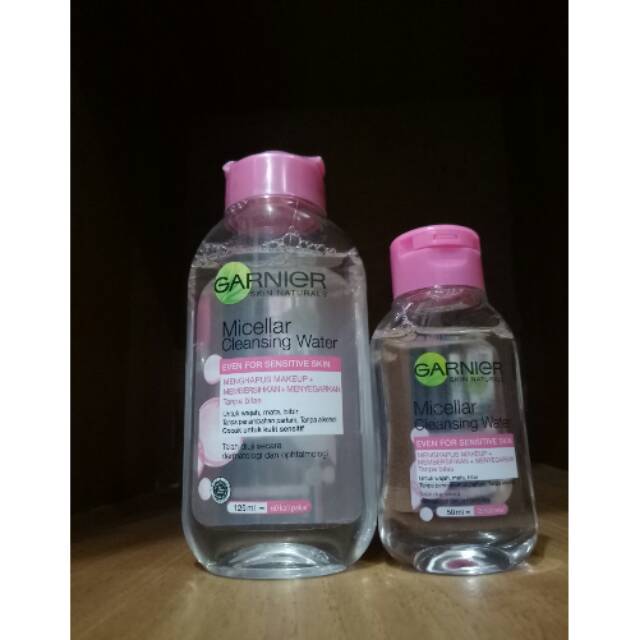 Garnier micellar water pink 125ml &amp; 50ml