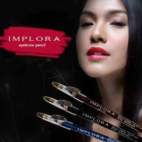 PENSIL ALIS IMPLORA / PENSIL ALIS IMPLORA EYEBROW / IMPLORA PENSIL ALIS IMPLORA COKLAT HITAM SILVER