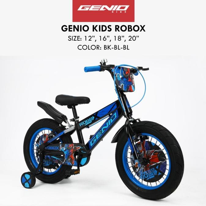 Sepeda Anak laki Bmx Genio Robox (16 Inch) Ban Besar New