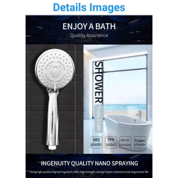 PAKET Hand shower Bonus Kran Cabang - Keran Double Bagus shower door installation Shower head Pancuran