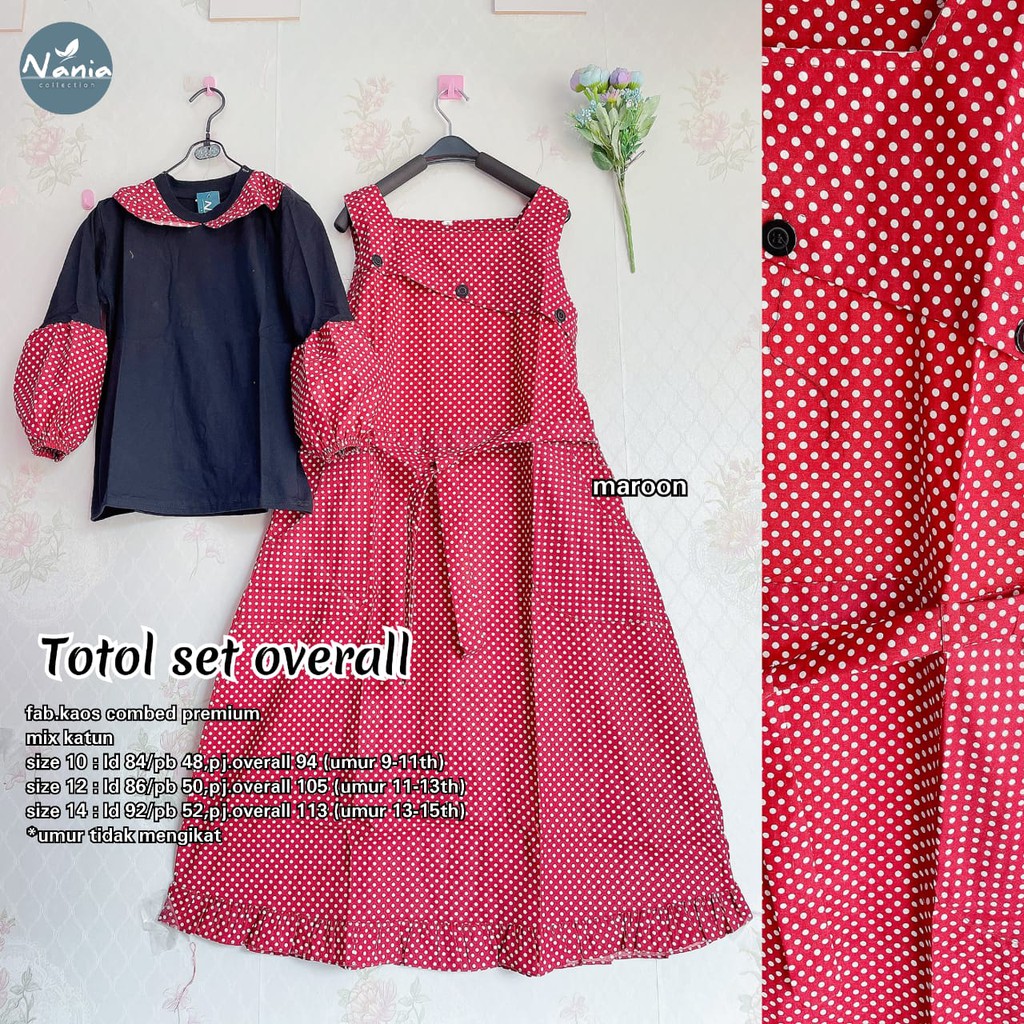 Totol Set Overall By Nania S105
