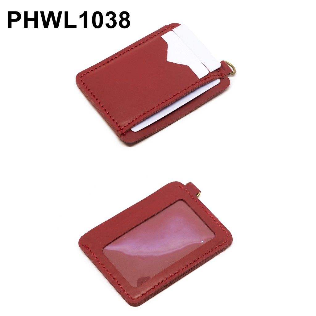 dompet kartu kulit asli card wallet slim wallet plastik mika PHWL1038