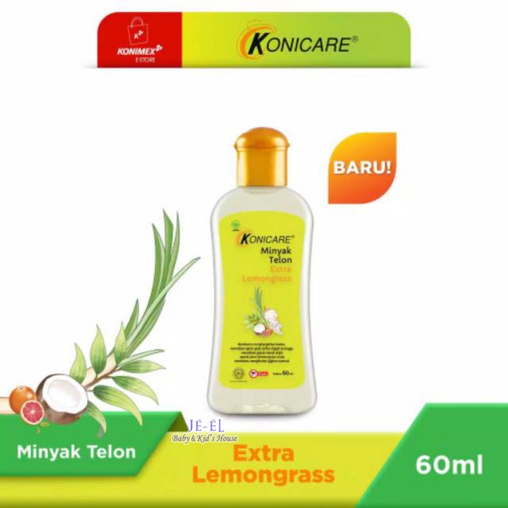 Konicare Minyak Telon Plus/Reguler/ extra Lemongrass 30ml 60ml 125 ml