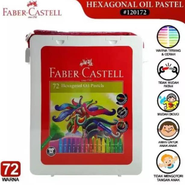 

Update! Faber Castell Hexagonal Oil Pastels 72 / Crayon Faber Castell 72 Warna Murah