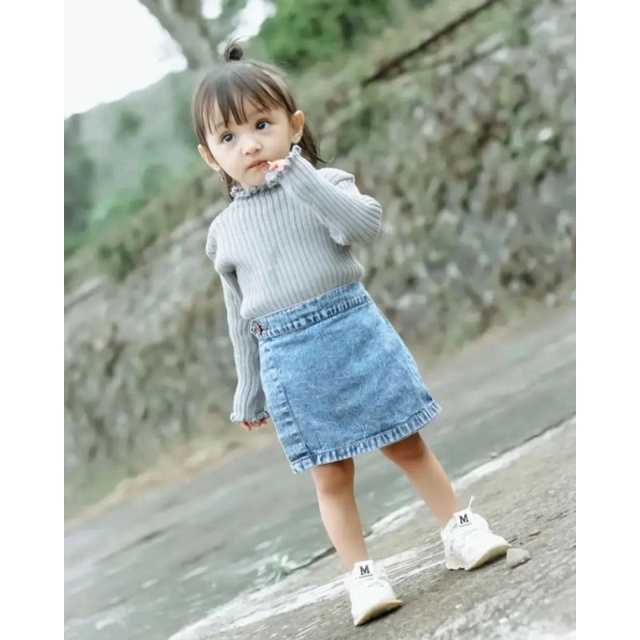 Rok Celana Rocela Jeans Anak 1-7 TH / Rok Celana Anak Hotpants Jeans