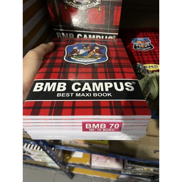 

Buku tulis boxy 70 lembar merek BMB