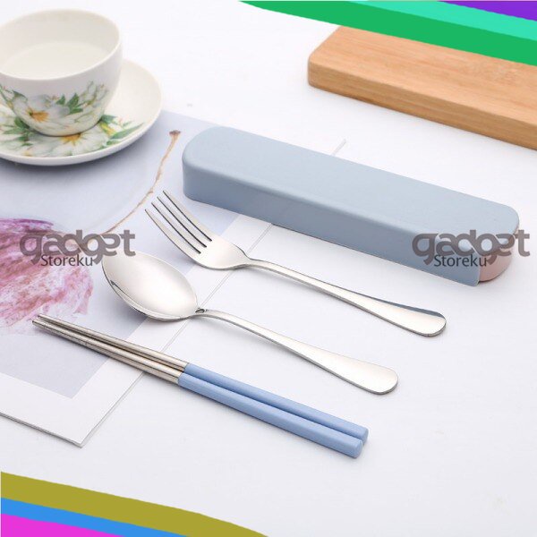 Set Sendok Garpu Sumpit Western Style Stainless Steel