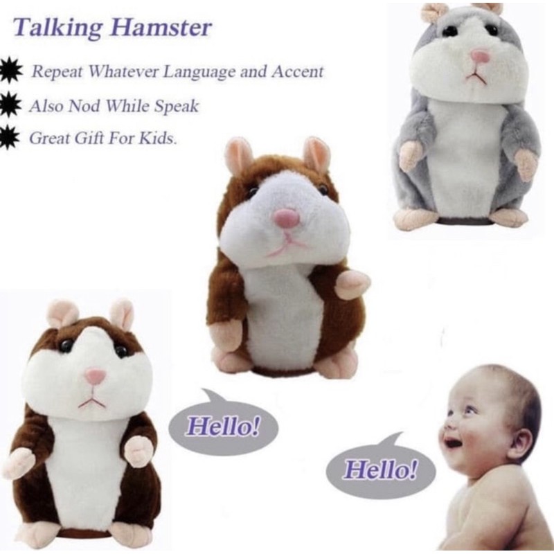 Boneka Hamster Talking - Boneka Hamster Bicara