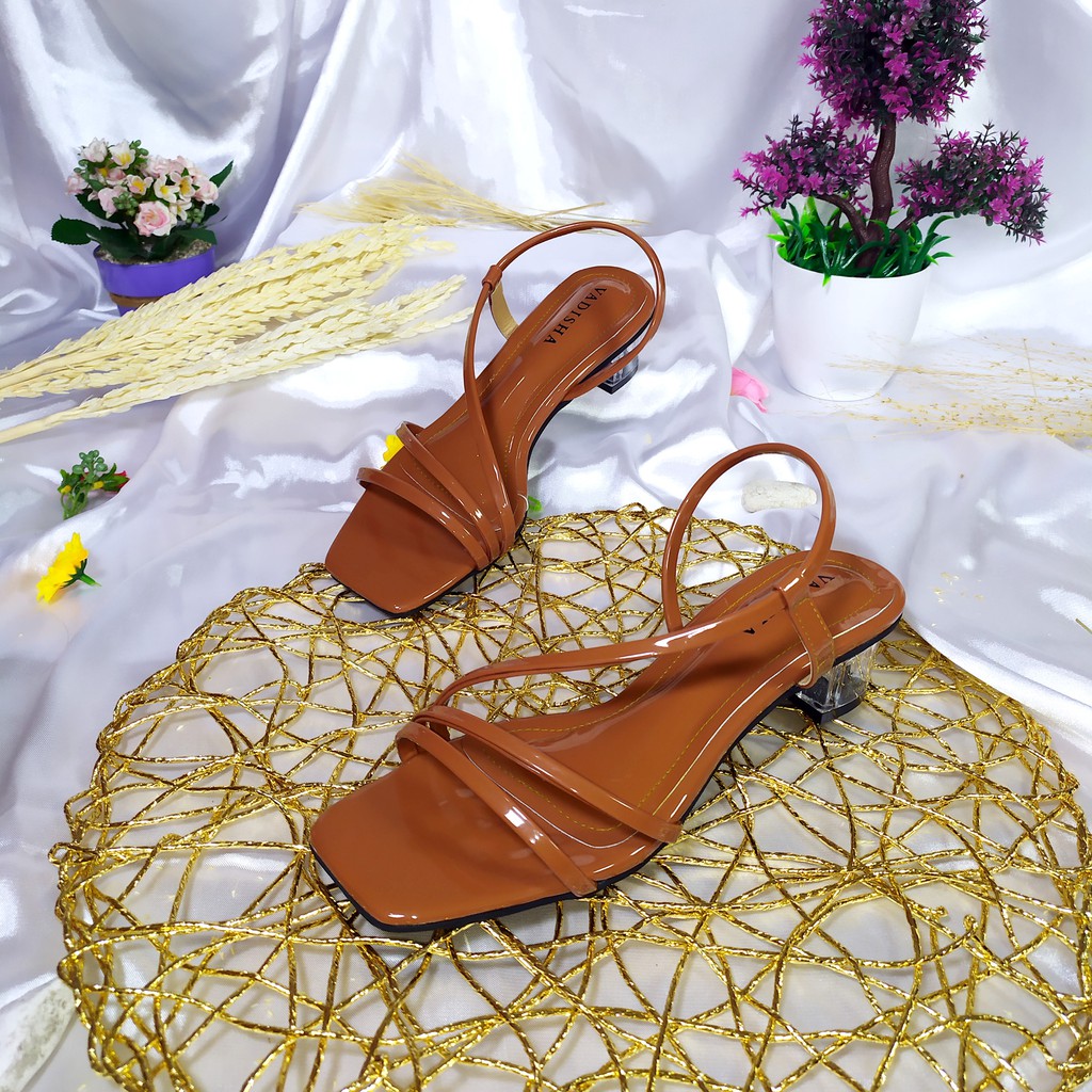 keynarra Best Quality sendal hak kaca wanita Arisha MT-23