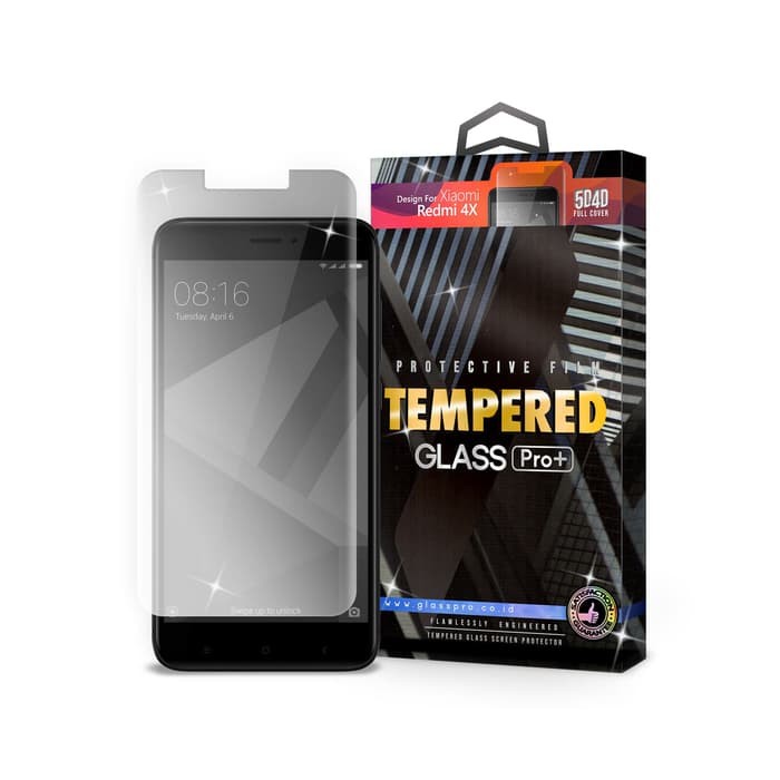 Tempered Glass Xiaomi Redmi 4X Full Cover Clear Friendly Case