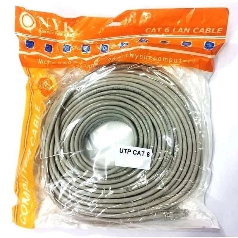 NYK Cable LAN CAT-6 60M - NYK Kabel Lan Cat6 60 Meter High Quality