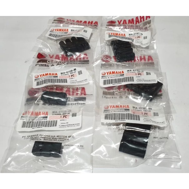 ABROSERBER KARET PEREDAM SET RX KING RXKING ORIGINAL 6 PCS 3KA-E1161-00 3KA-E1129-00