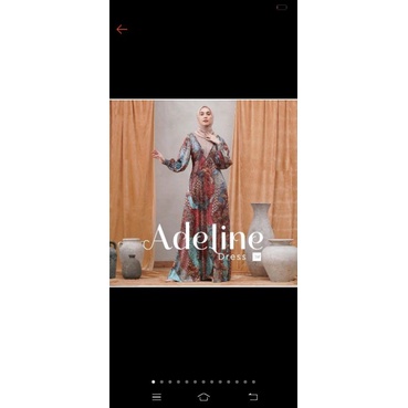 Preloved Adeline Dress By Zerina Banu/HeavenlightZB/HLZB ukuran M sekali pakai