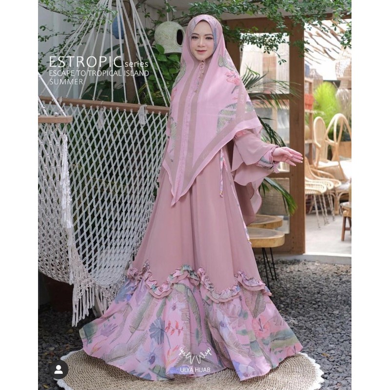 (preloved) Estropic series summer by ulya hijab (preloved)