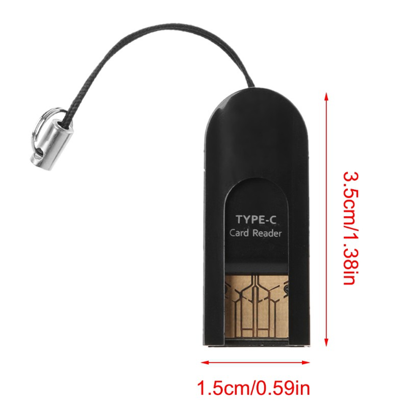 Vivi Card Reader Adapter Usb Tipe C Ke Usb 2.0 Tipe A Micro Sd Tf