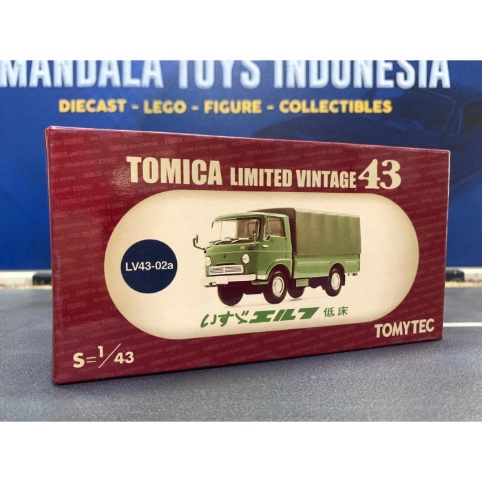 Tomica Limited Vintage 1/43 LV43-02a Isuzu Elf Low Floor Hijau