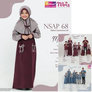 Original Nibras Sarimbit 68 Terbaru 2021 Baju  Lebaran 