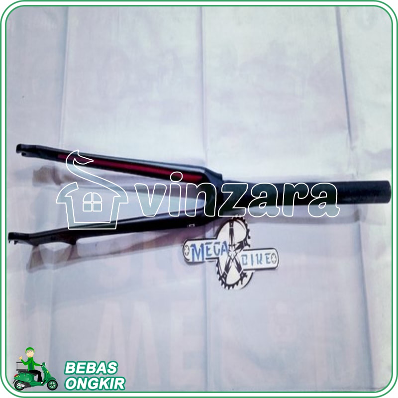 Fork CARBON 700 C TAPER WACAKO RIGID GARPU SEPEDA BALAP 700C ROADBIKE TOURING MTB XC TAPPERED TAPERE