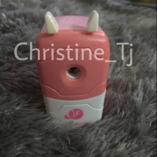 

Rautan Pensil NO 5281 Model kucing lucu warna peach/pink
