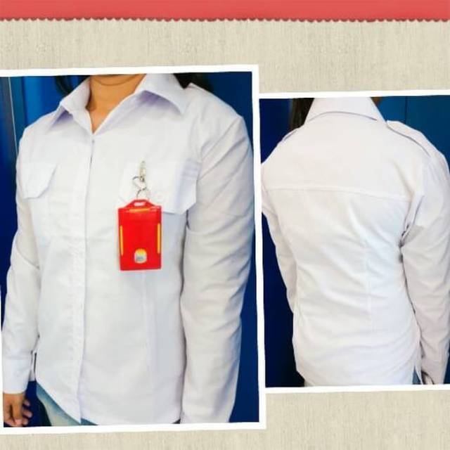 Seragam Putih PNS, Baju PNS, Baju PNS Pria, Dinas Putih, Kemeja Putih, PDH Putih Pendek Panjang