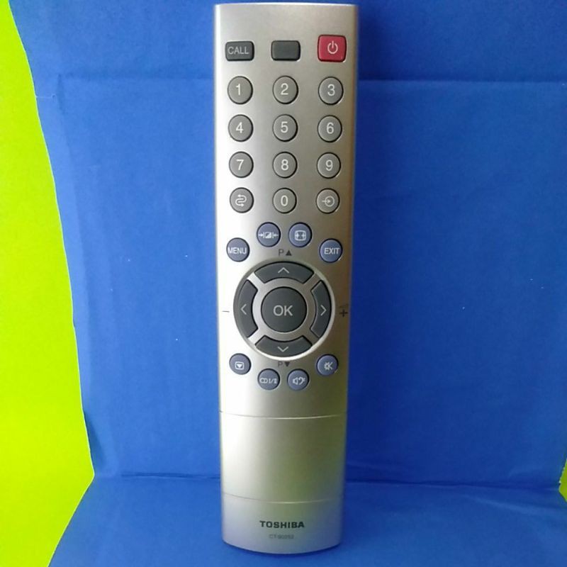 REMOTE REMOT TV TOSHIBA PLASMA LCD LED CT90252 ORIGINAL ASLI