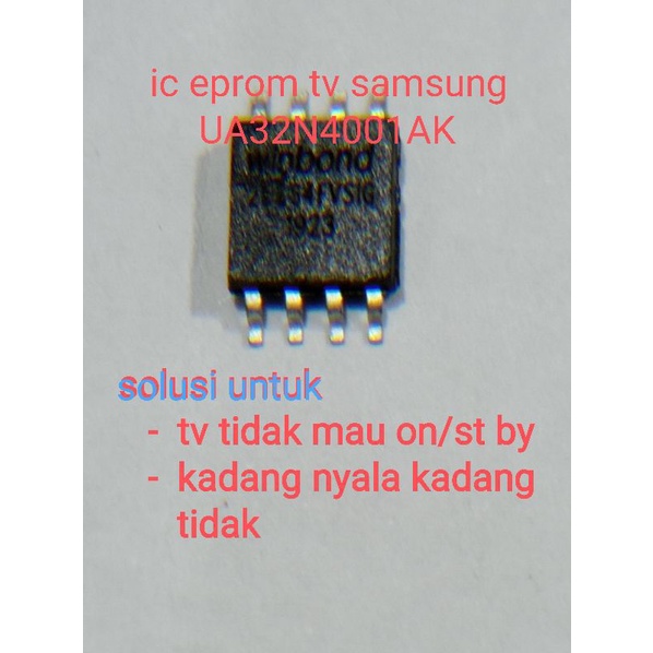 ic eprom memory tv led samsung type ua32n4001ak