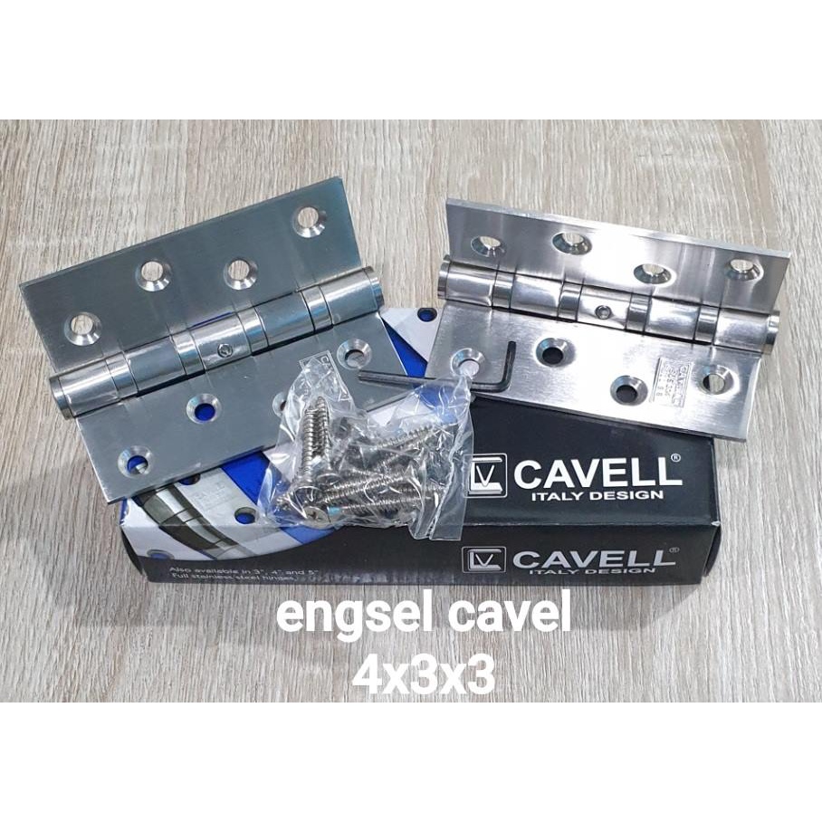 Engsel Pintu ''Cavell''  Full Stainless Steel  SUS 304 4X3X3