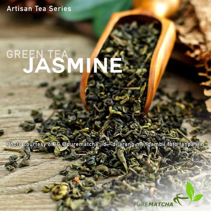 

A409Q Artisan Tea Cafe - Jasmine Green Tea Chinese Tea Teh Hijau Melati 50Gr Smqq