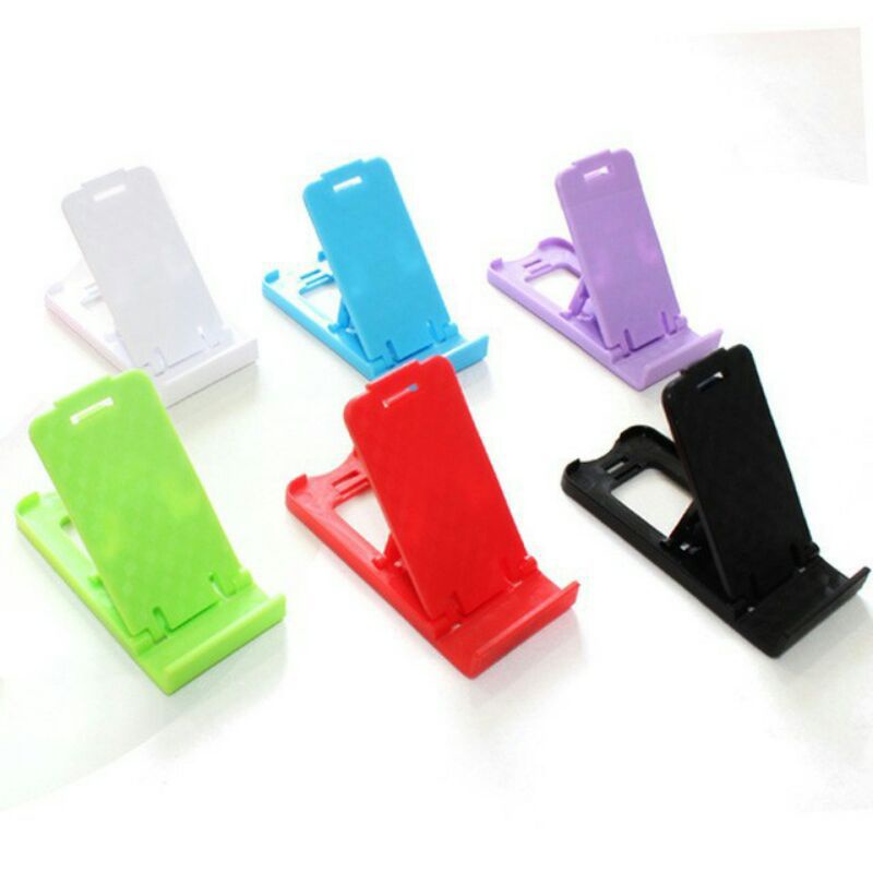 Stand Holder Phone Dudukan Lipat Handphone Kekinian Mini Praktis Tempat HP