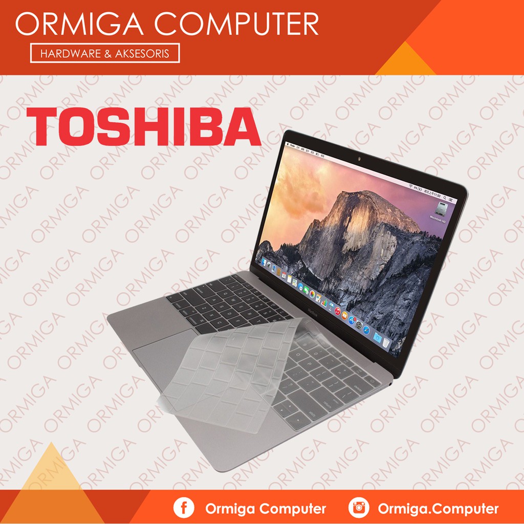 KEYBOARD PROTECTOR LAPTOP TOSHIBA EMBOSS