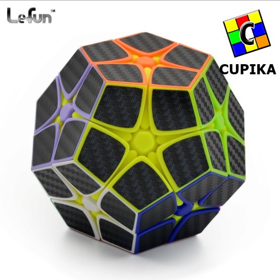 Rubik Megaminx QIYI Kibiminx 2x2 Carbon karbon 2x2x2 Qi Yi Kilominx