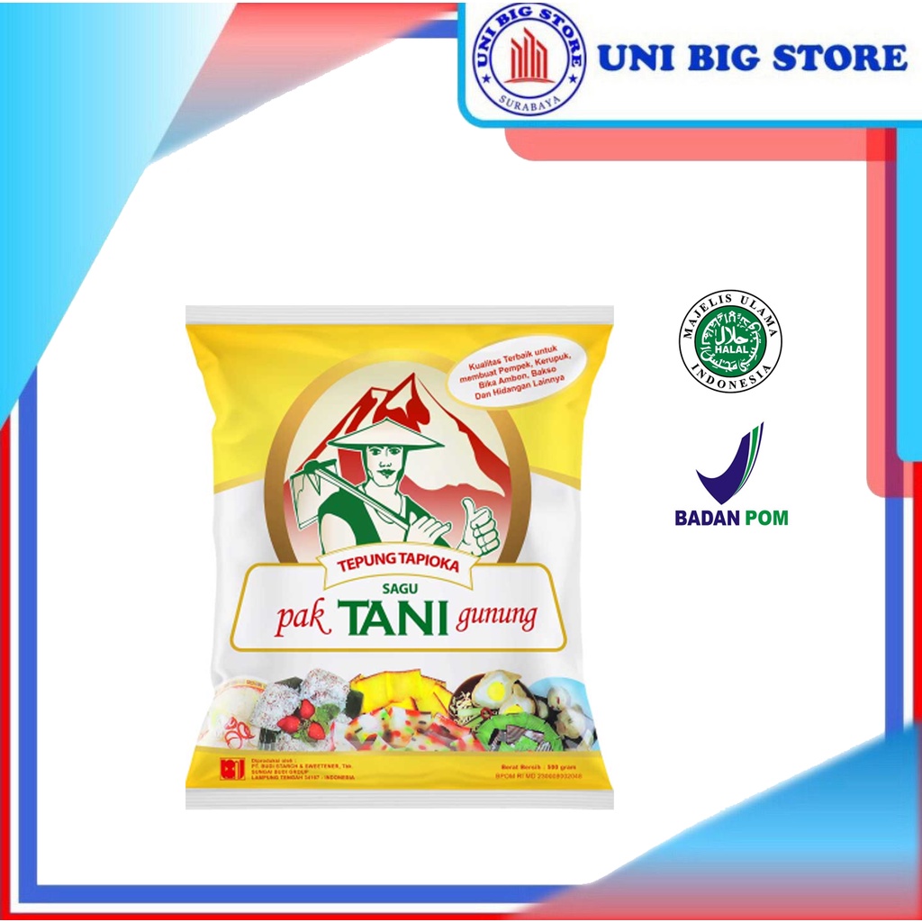 

Tepung Sagu Tapioka Kanji Pak Tani Gunung 500 gr