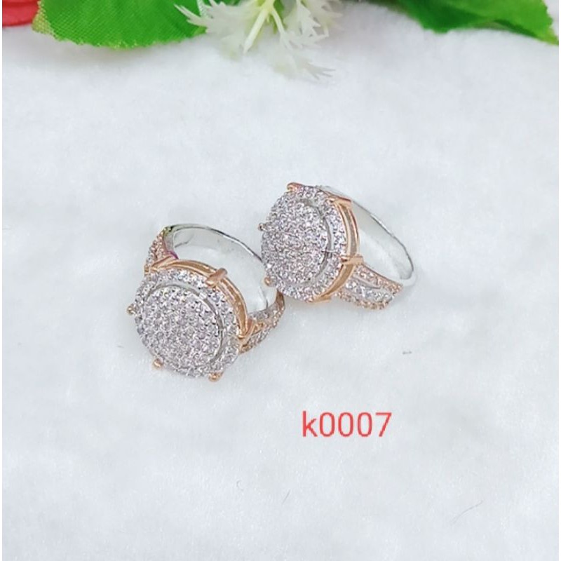 Cincin kombinasi permata full k0007.0008