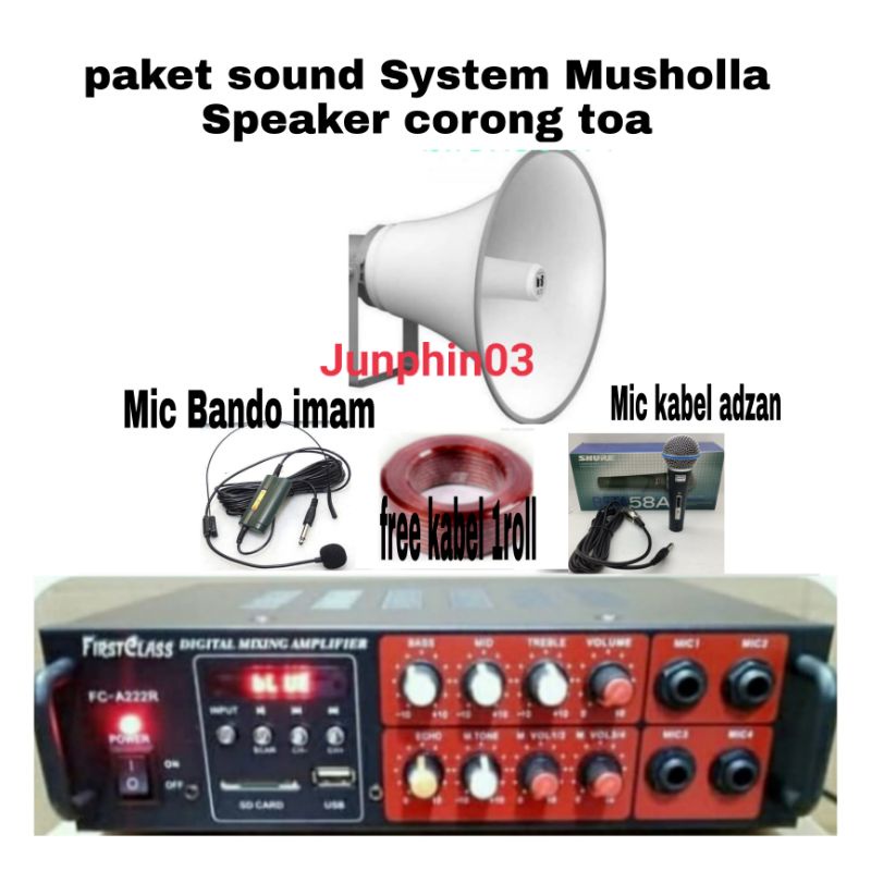 Paket sound system Musholla, masjid