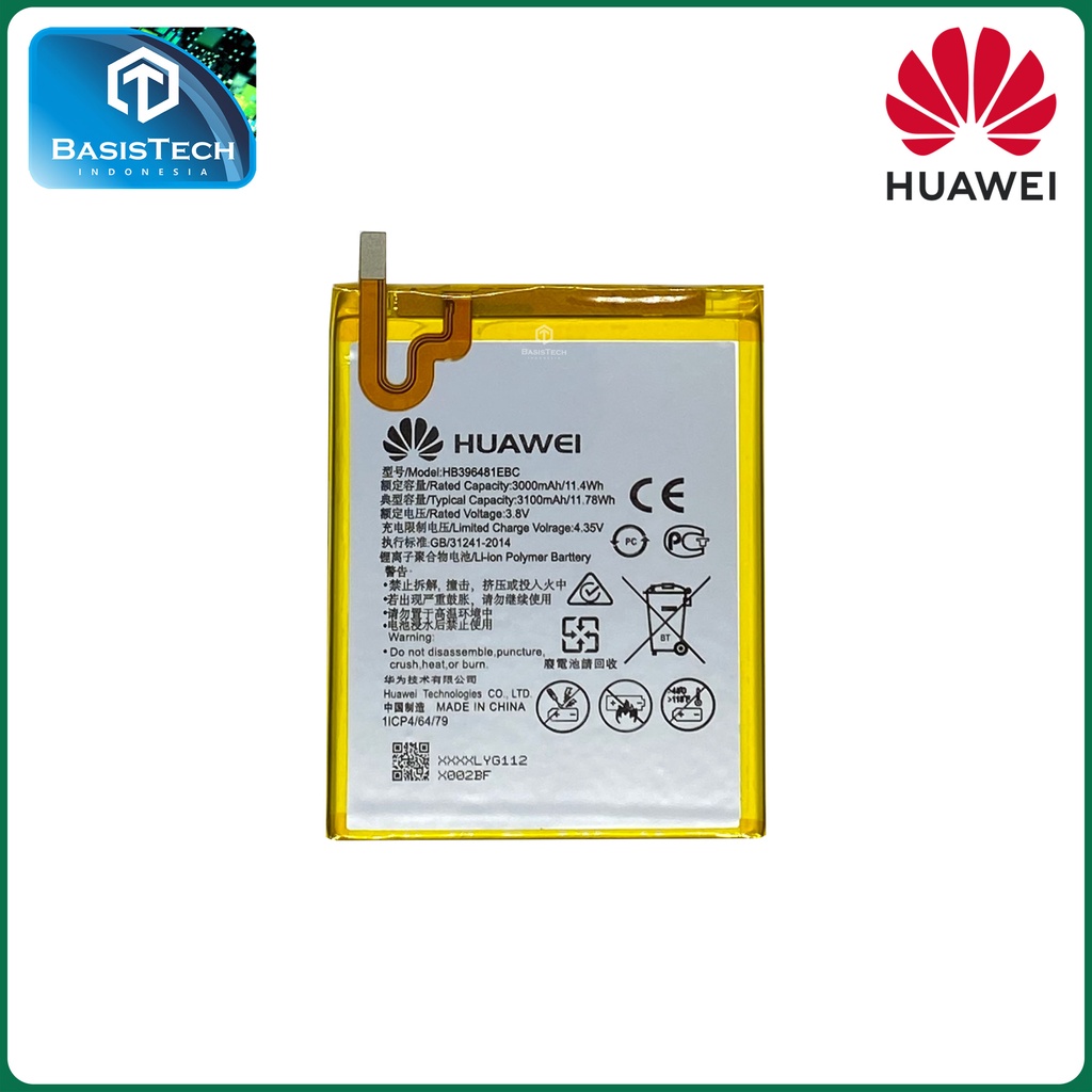 BATERAI HUAWEI HONOR 5X 5A 6 ASCEND G7 PLUS G8 G8X HB396481EBC