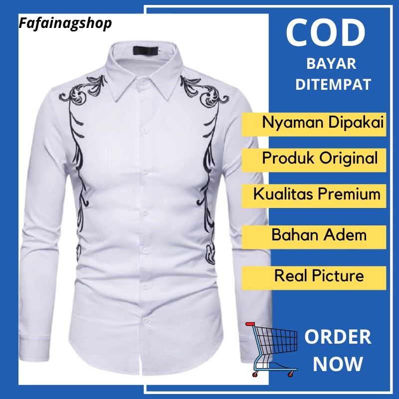 Pakaian Pria Kemeja Cowok Standar Kemeja Cowok Casual Kemeja Cowok Premium K7Y3 Kemeja Lengan Pendek