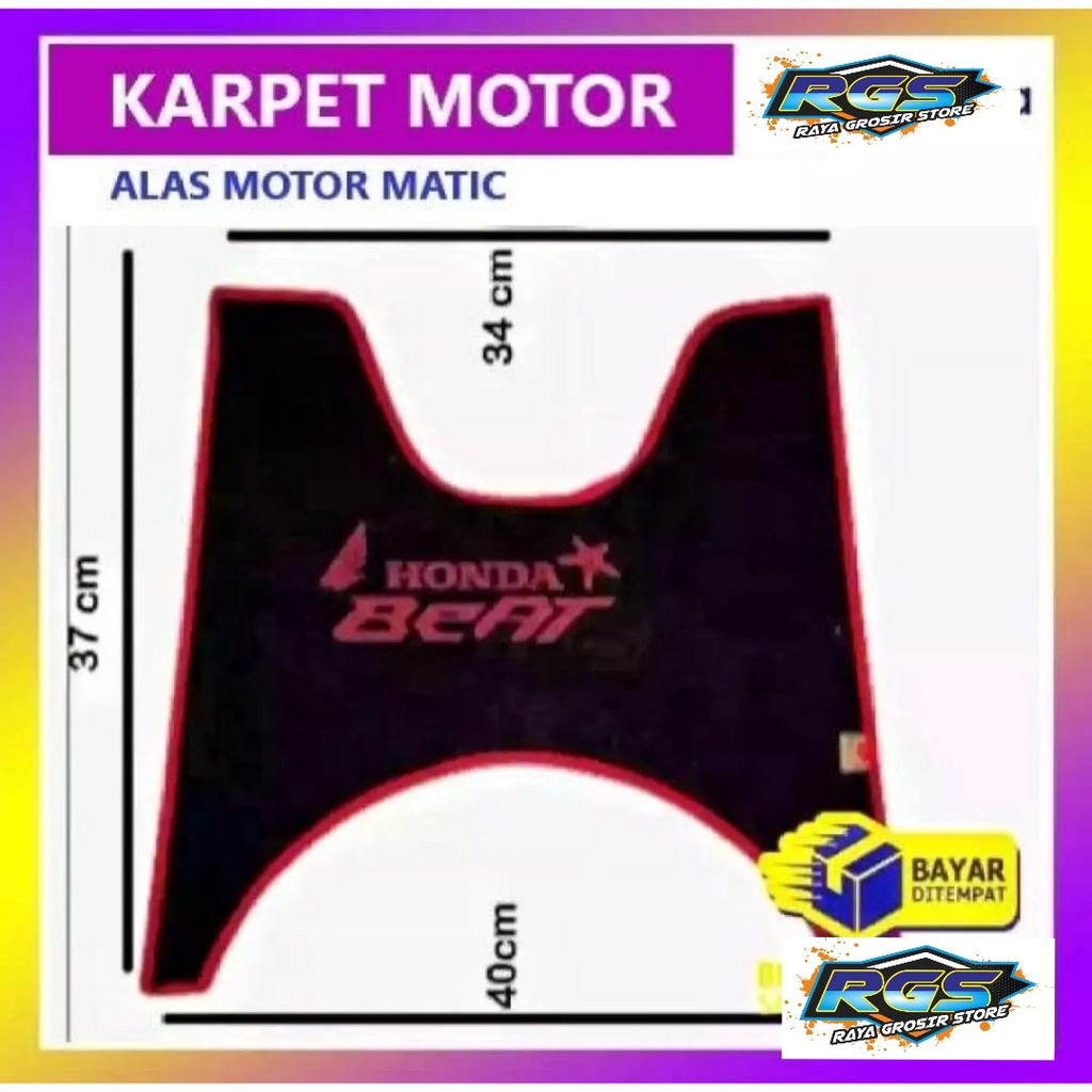 Karpet Motor Beat Vario Genio Scoopy Alas Motor Matic Murah