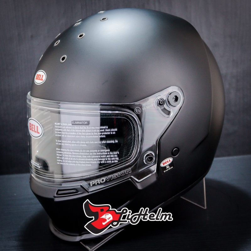 HELM BELL ELIMINATOR SOLID MATT BLACK | FULL FACE