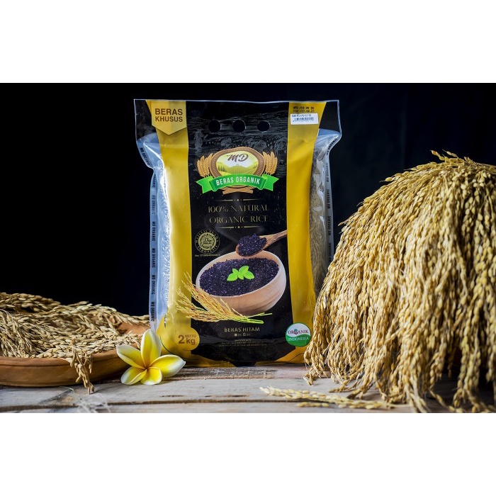 

978Eq1W Md Organic Black Rice Pecah Kulit 2Kg WQ012