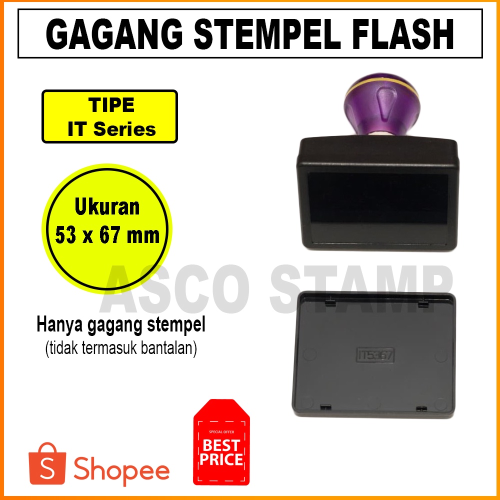 

Gagang Stempel Flash IT 53 x 67 mm