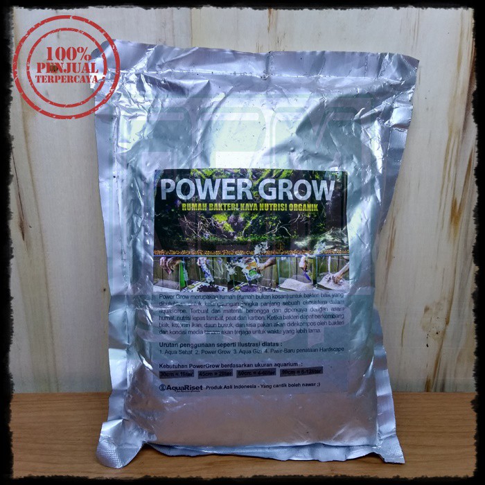 power grow rumah bacteri powergrow aquascape aquarium murah