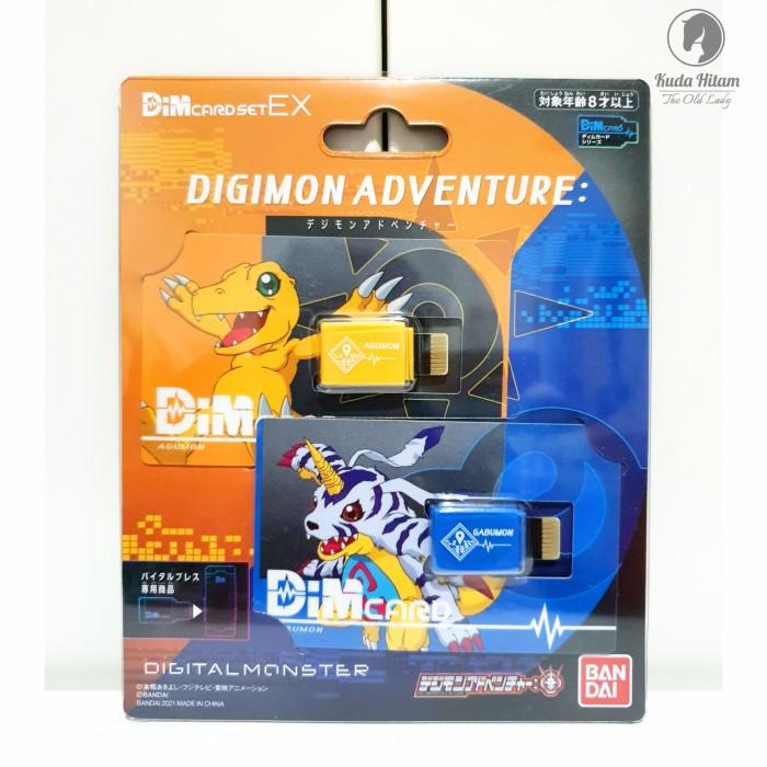 Dim Card Dimcard Ex Digimon Adventure Agumon Gabumon Vital Bracelet
