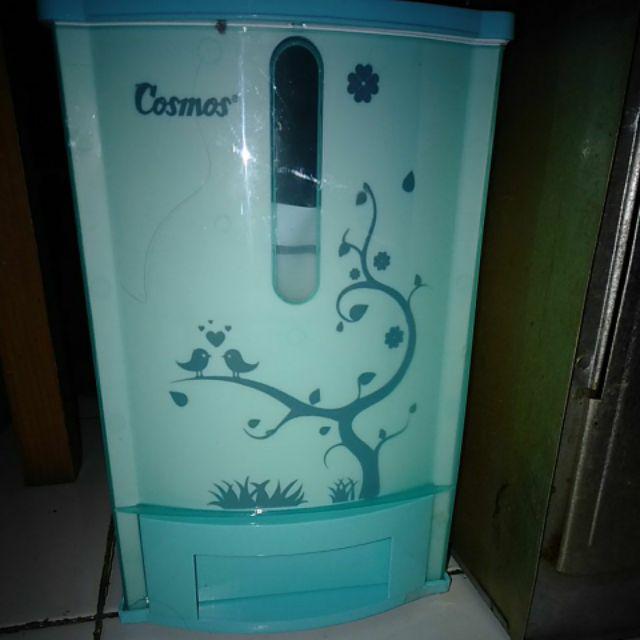 Cosmos Rice Box 7 Kg Pundi 007 Tempat Beras Mini - Biru