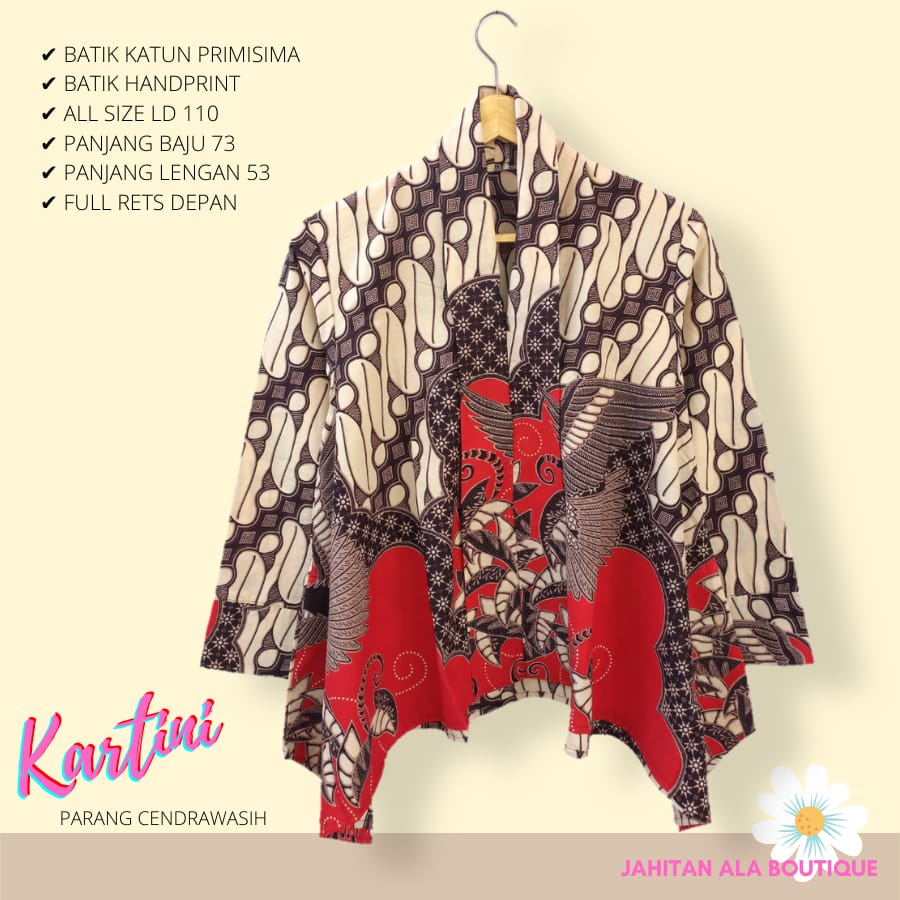 Couple blus kartini parang crndrawasih